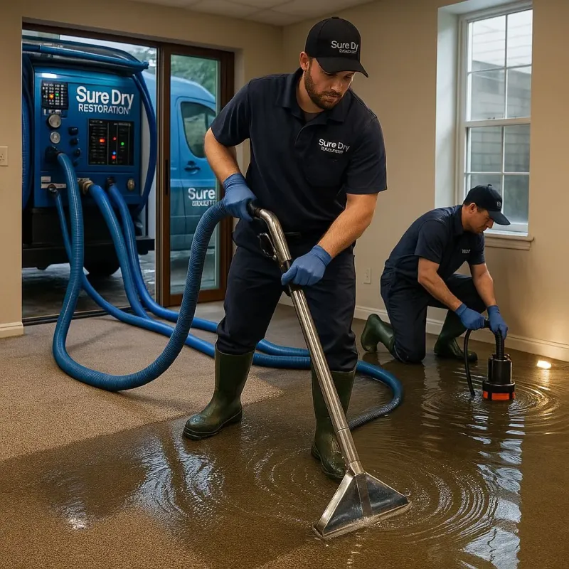 Water Extraction and Removal process in Cohasset, MA